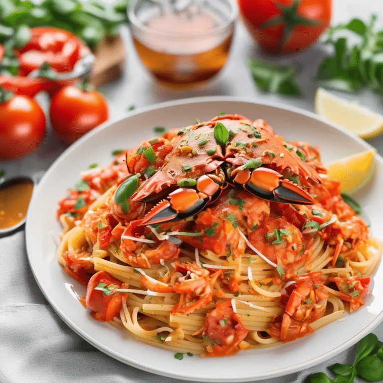 Spicy Crab Pasta