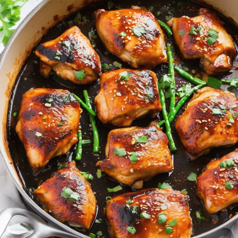 Spicy Honey-brushed Chicken Thighs