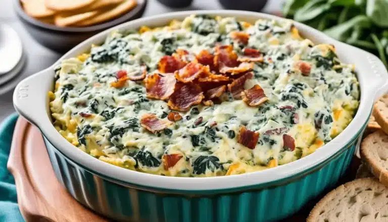 Spinach Bacon Artichoke Dip