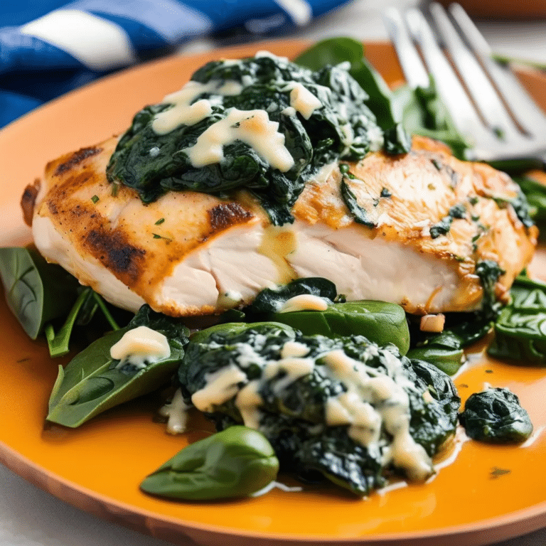 Spinach-Stuffed Chicken Breasts