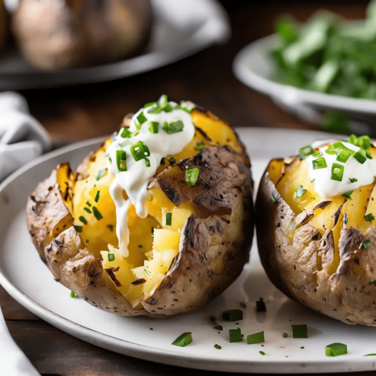 Steakhouse Baked Potatoes
