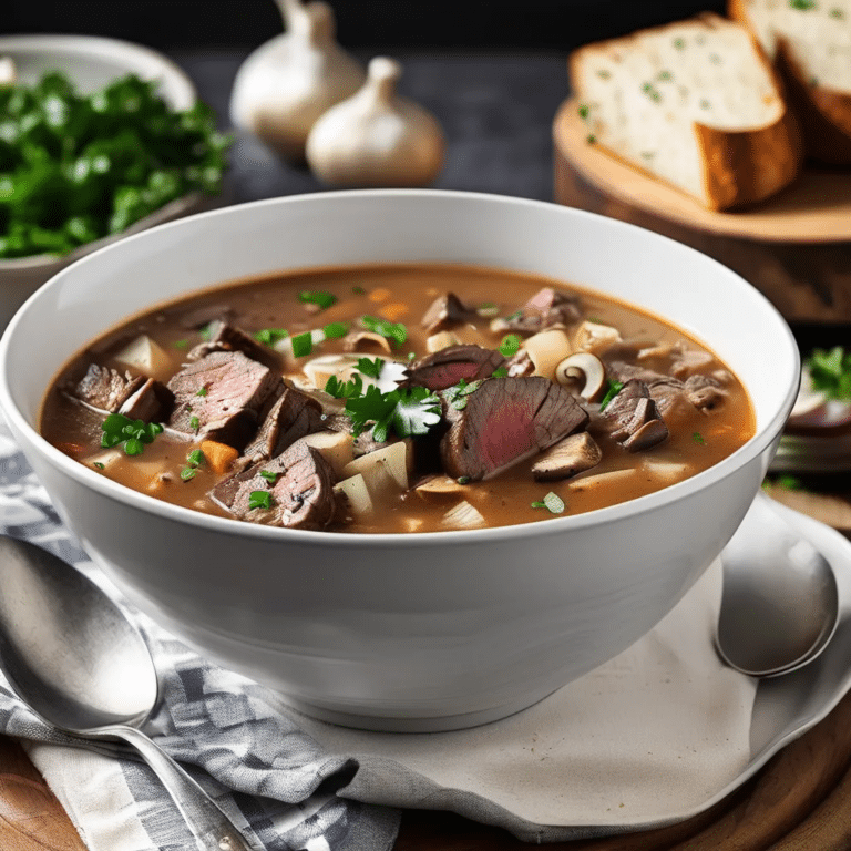 Steakhouse Soup