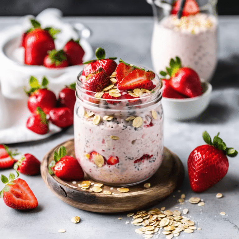 Strawberry Overnight Oats