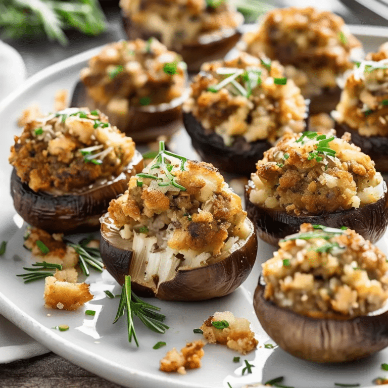 Stuffing Stuffed Mushrooms