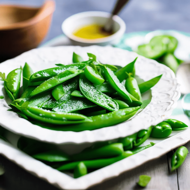 Sugar Snap Peas With Mint