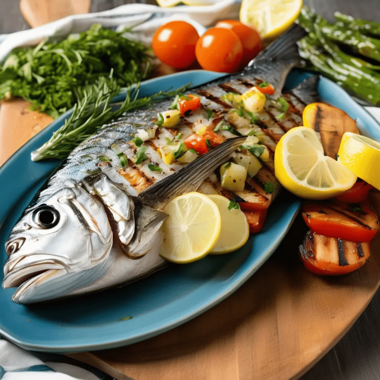 Super Summer Grilled Bluefish
