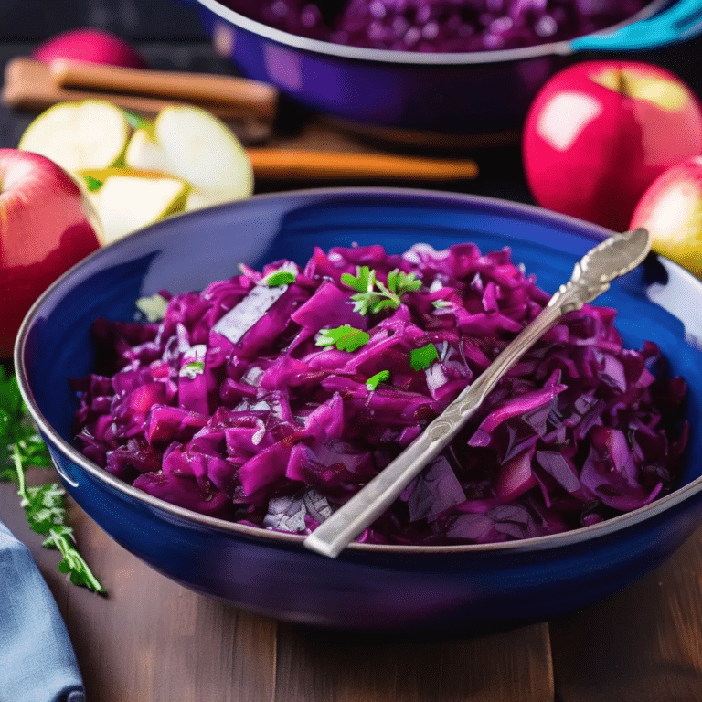 Sweet And Sour Red Cabbage
