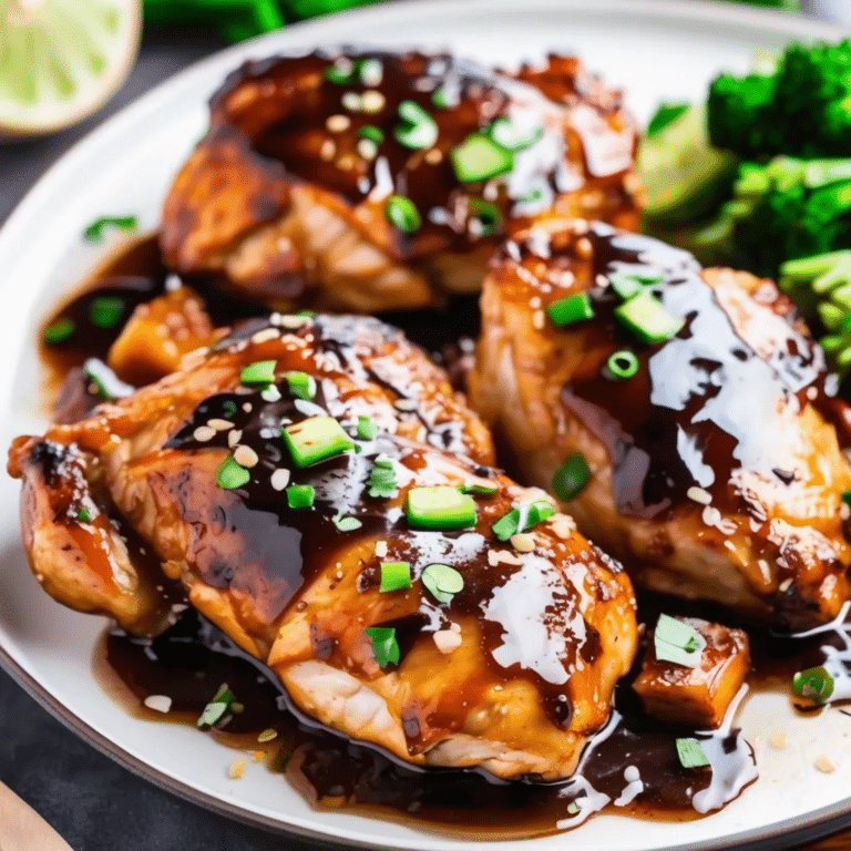 Sweet Garlic Chicken