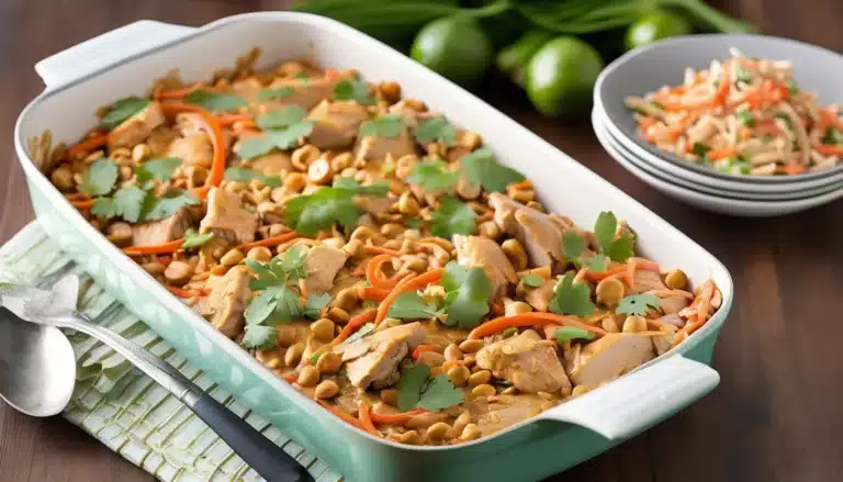 THAI PEANUT CHICKEN CASSEROLE