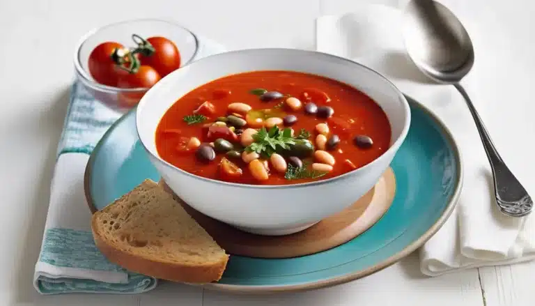 TOMATO AND BEAN SOUP