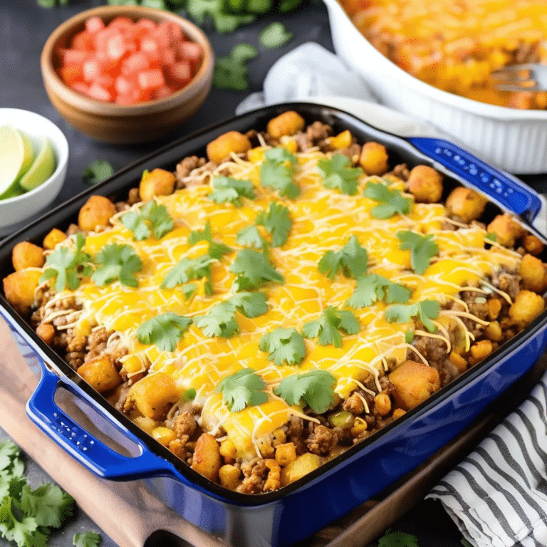 Tater Taco Casserole
