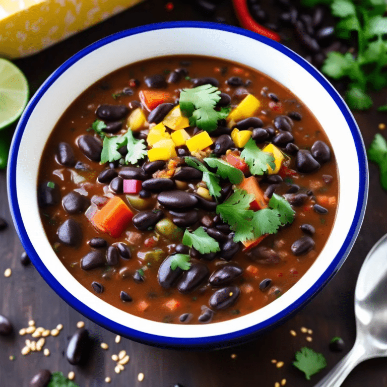 Texas Black Bean Soup