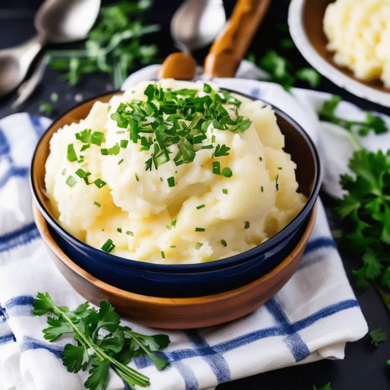 Texas Garlic Mashed Potatoes