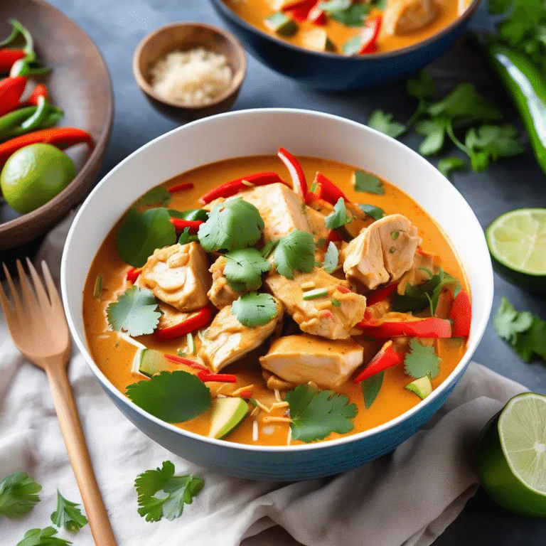 Thai Red Curry Chicken