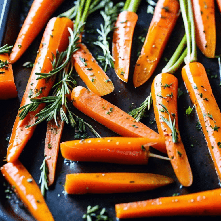 Thyme and Rosemary Carrots
