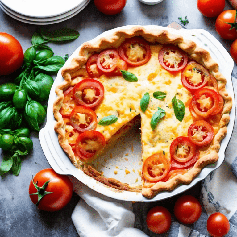 Tomato Cheese Pie