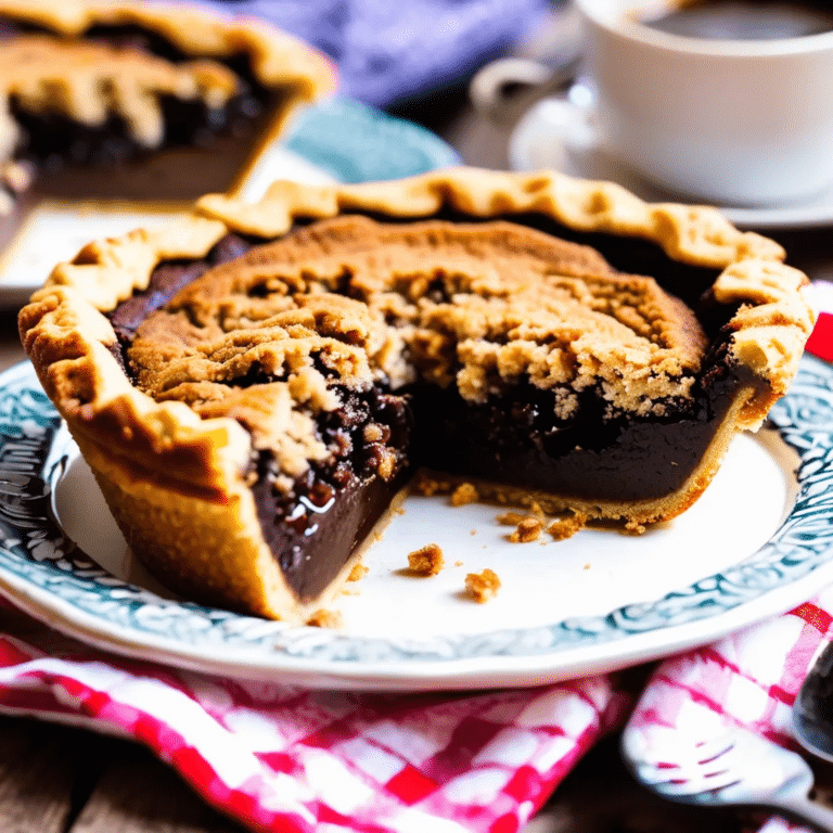 Traditional Shoofly Pie