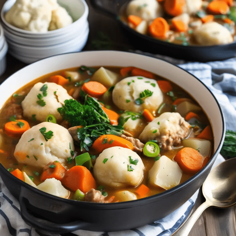 Turkey Stew With Dumplings