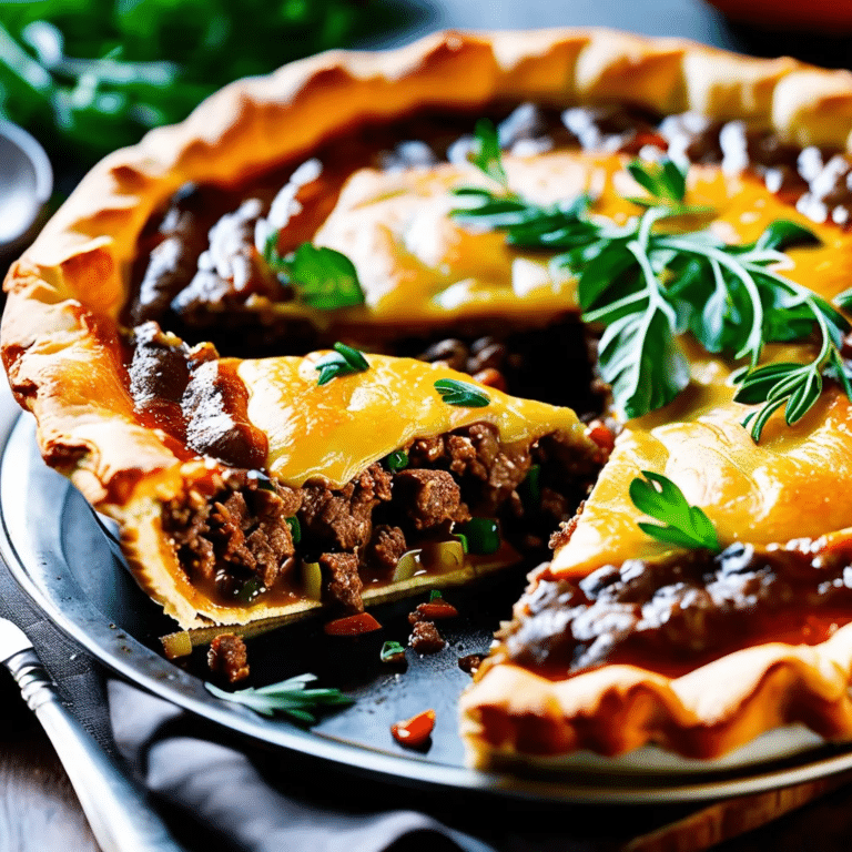 Upside-Down Meat Pie