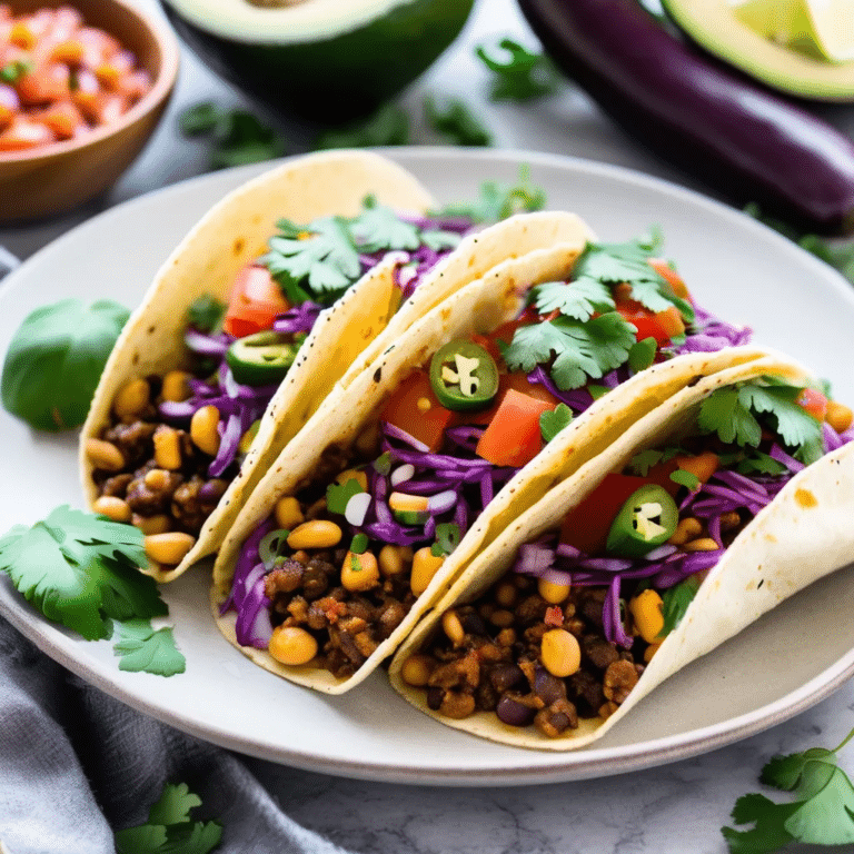 Vegan Bean Taco Filling
