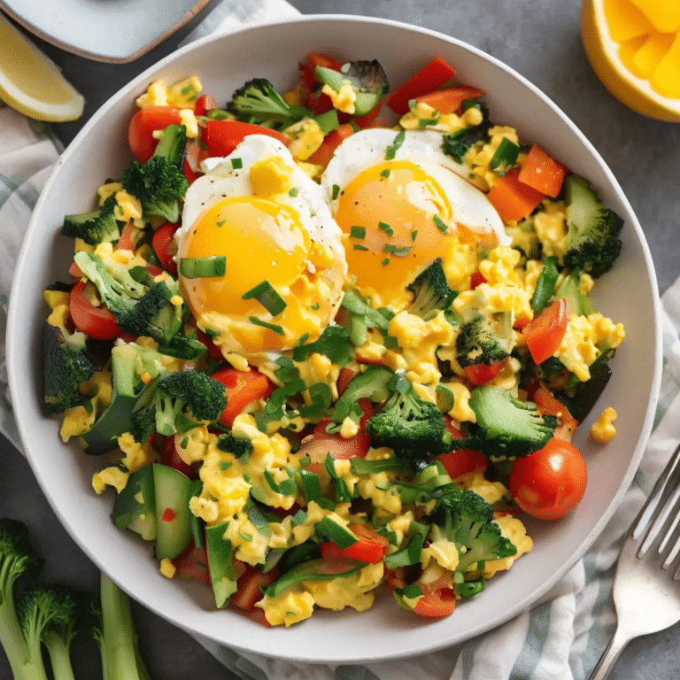 Vegetable Scrambled Egg