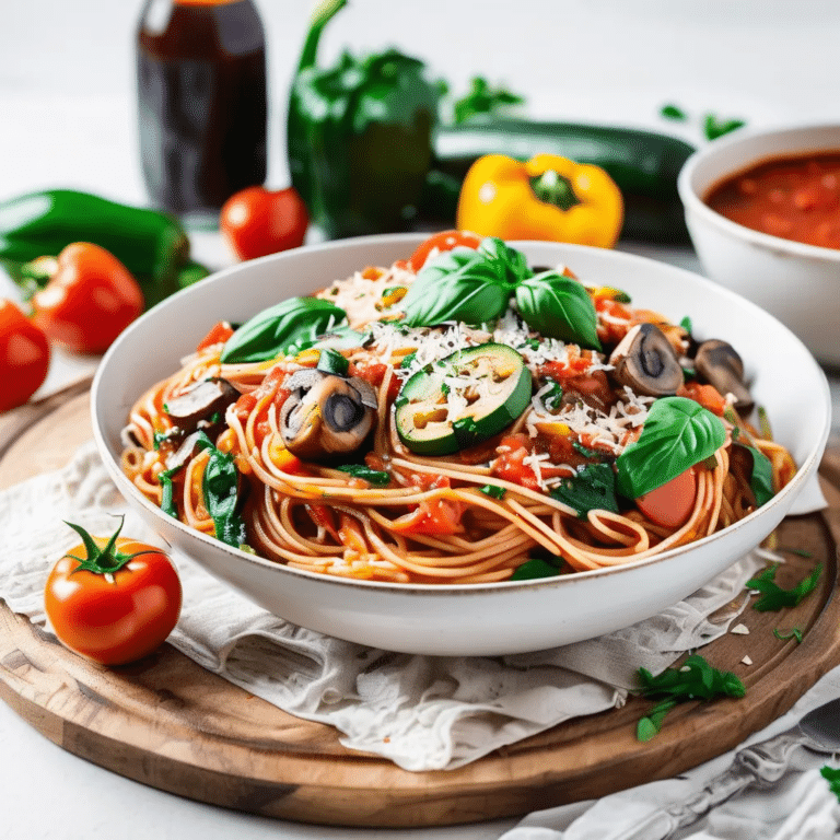 Vegetarian Spaghetti