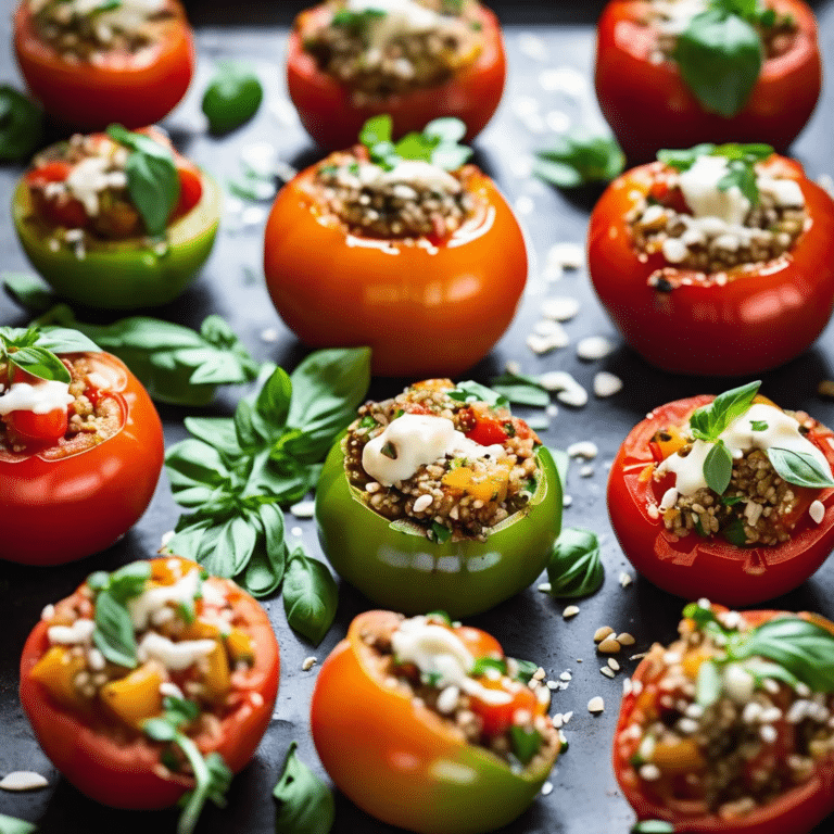 Vegetarian Stuffed Tomatoes