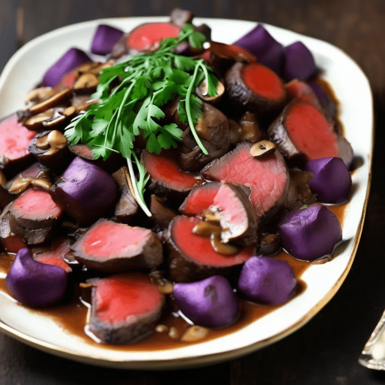 Venison With Sherry-Mushroom Sauce