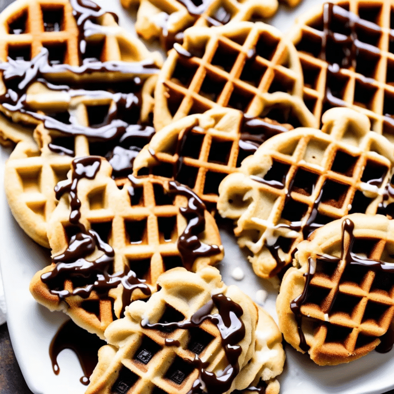 Waffle-Iron Cookies