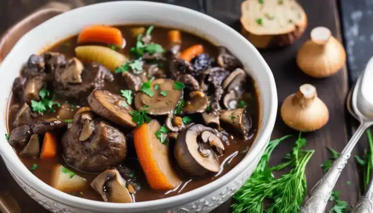 Wild Mushroom Beef Stew