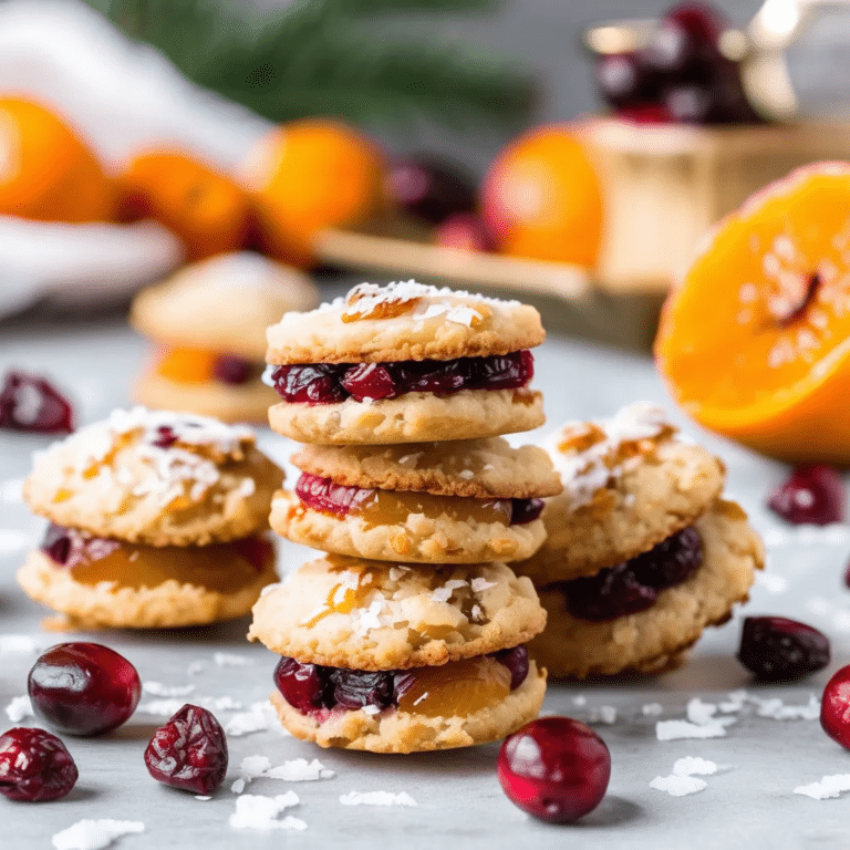Winter Fruit Macaroons