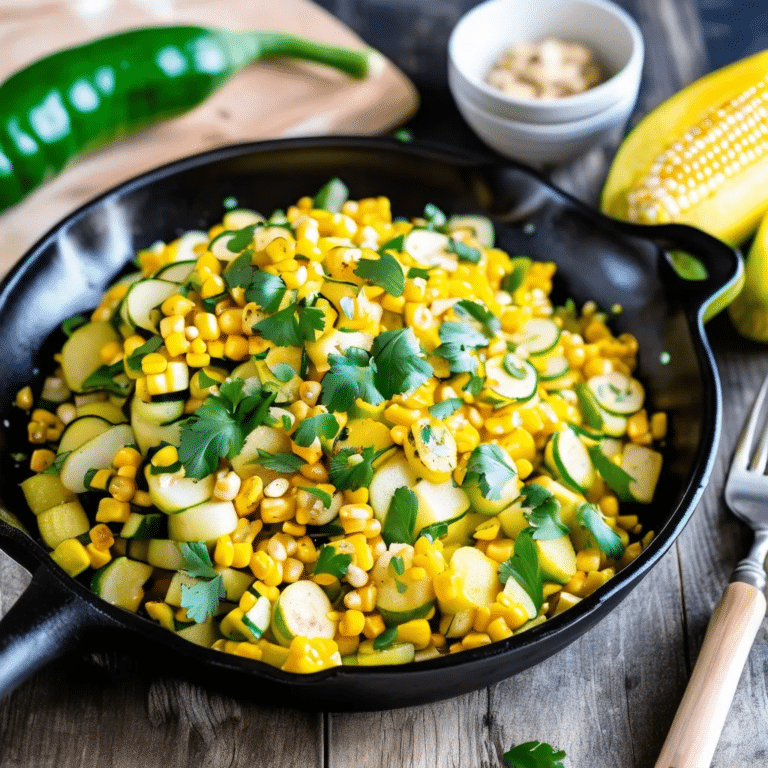 Yellow Squash And Corn Sauté