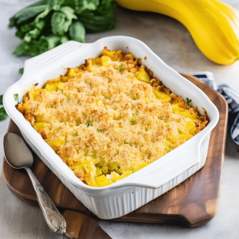Yellow Squash Casserole