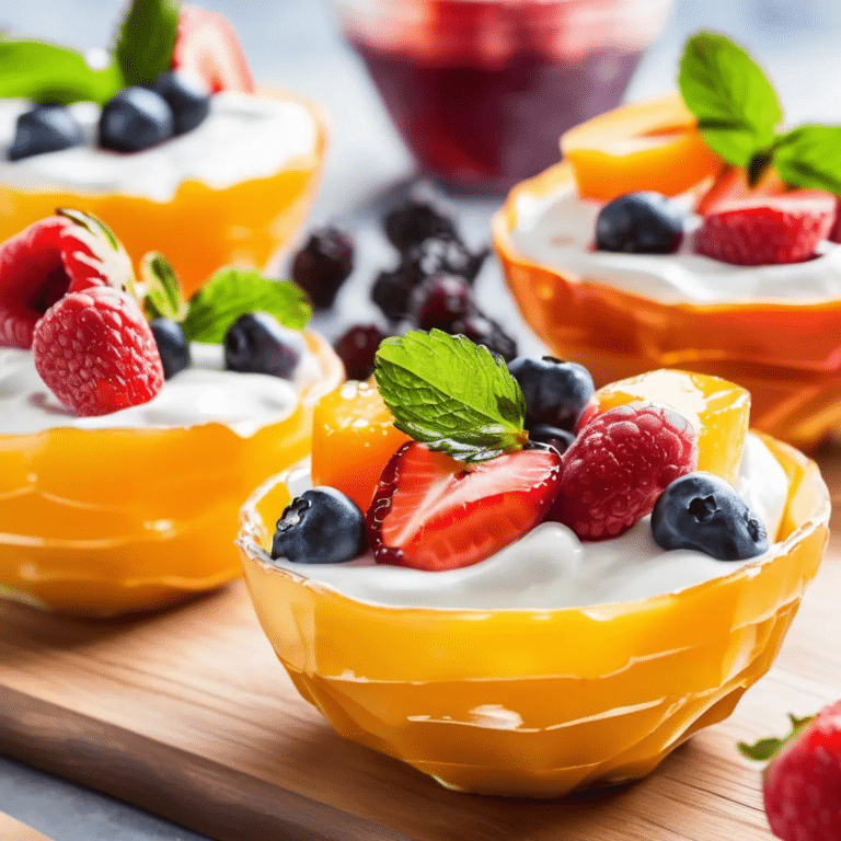 Yogurt & Honey Fruit Cups