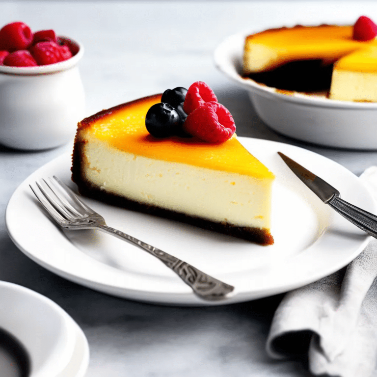 Yogurt-Ricotta Cheesecake