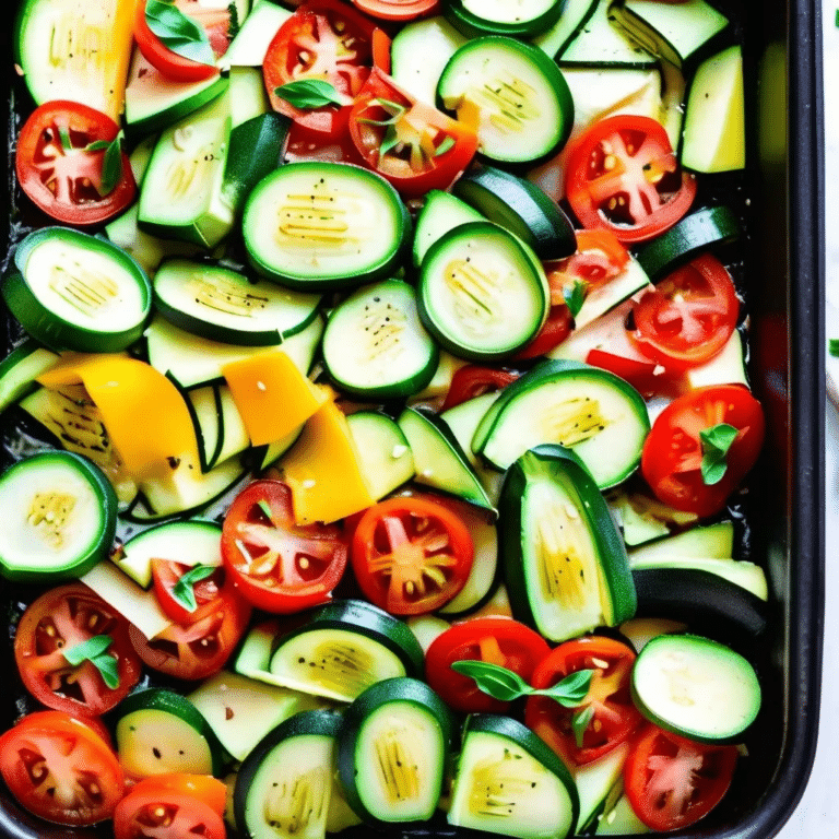 Zucchini And Tomato Bake