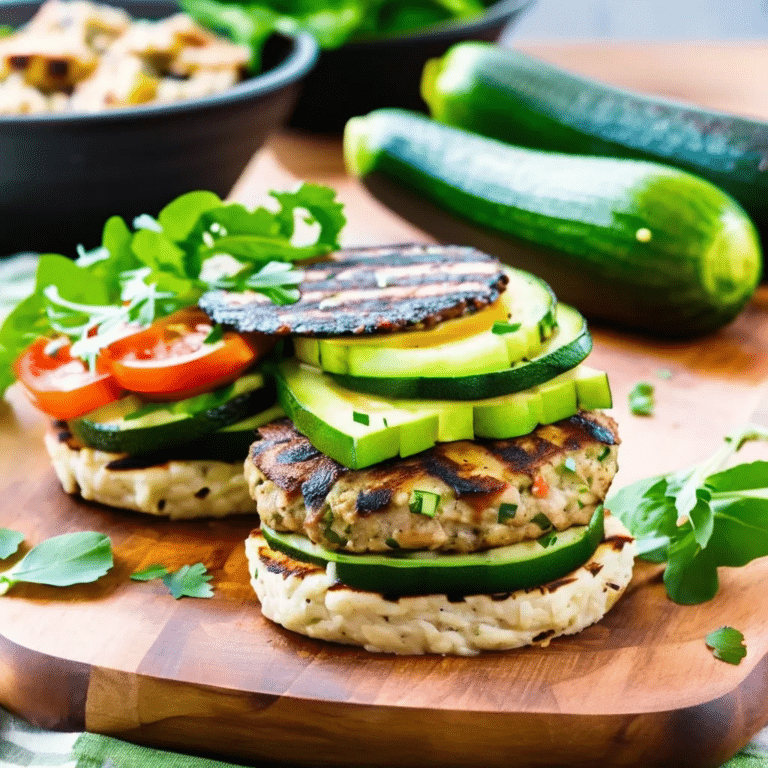 Zucchini Turkey Burgers