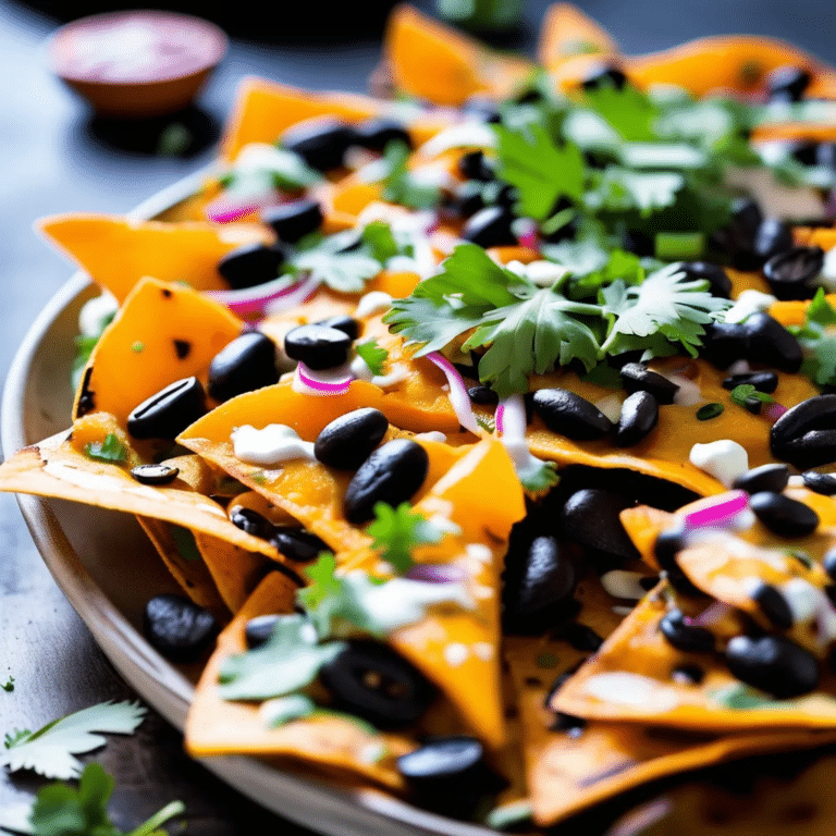 Roasted Pumpkin Nachos