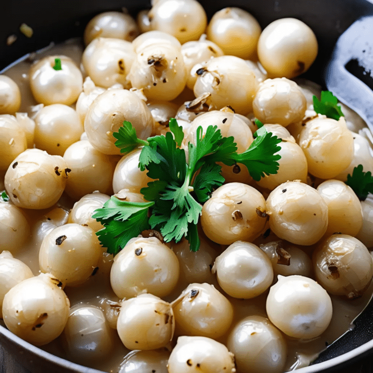 Creamed Pearl Onions